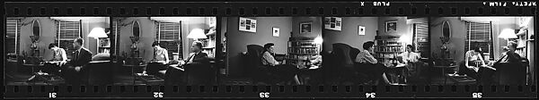 [111 Portraits of Jane Smith Evans, John McDonald, Walker Evans, and Unidentified Others at Parties], Walker Evans (American, St. Louis, Missouri 1903–1975 New Haven, Connecticut), Film negative