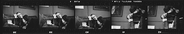 [111 Portraits of Jane Smith Evans, John McDonald, Walker Evans, and Unidentified Others at Parties], Walker Evans (American, St. Louis, Missouri 1903–1975 New Haven, Connecticut), Film negative