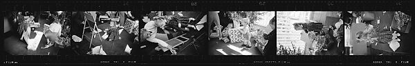 [72 Portraits of the Jessup Children, Christmas 1957], Walker Evans (American, St. Louis, Missouri 1903–1975 New Haven, Connecticut), Film negative
