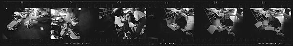 [72 Portraits of the Jessup Children, Christmas 1957], Walker Evans (American, St. Louis, Missouri 1903–1975 New Haven, Connecticut), Film negative