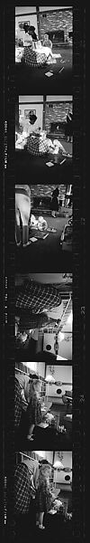 [72 Portraits of the Jessup Children, Christmas 1957], Walker Evans (American, St. Louis, Missouri 1903–1975 New Haven, Connecticut), Film negative