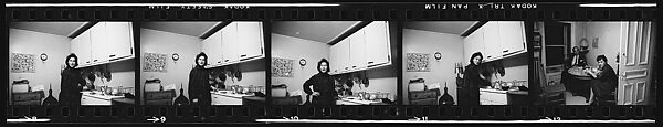 [30 Portraits of Vita Petersen at Dinner Party], Walker Evans (American, St. Louis, Missouri 1903–1975 New Haven, Connecticut), Film negative