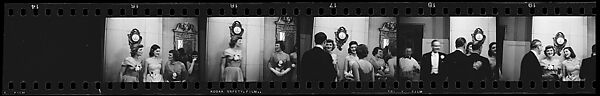 [99 Views of Party, Possibly Parkinson Debutante Ball], Walker Evans (American, St. Louis, Missouri 1903–1975 New Haven, Connecticut), Film negative