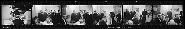 [99 Views of Party, Possibly Parkinson Debutante Ball], Walker Evans (American, St. Louis, Missouri 1903–1975 New Haven, Connecticut), Film negative