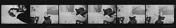 [74 Views of Vita Petersen and Others at Party], Walker Evans (American, St. Louis, Missouri 1903–1975 New Haven, Connecticut), Film negative