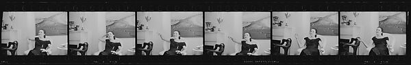 [74 Views of Vita Petersen and Others at Party], Walker Evans (American, St. Louis, Missouri 1903–1975 New Haven, Connecticut), Film negative