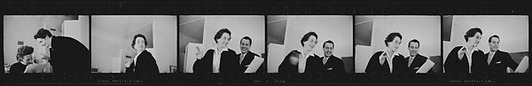 [74 Views of Vita Petersen and Others at Party], Walker Evans (American, St. Louis, Missouri 1903–1975 New Haven, Connecticut), Film negative