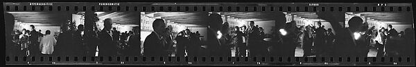 [284 Views of Party, Possibly New Year's Eve Party at Home of Robert Penn Warren], Walker Evans (American, St. Louis, Missouri 1903–1975 New Haven, Connecticut), Film negative 