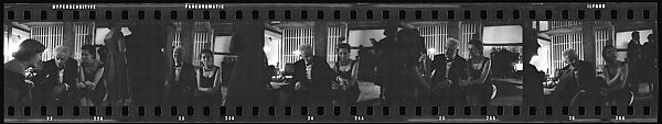 [284 Views of Party, Possibly New Year's Eve Party at Home of Robert Penn Warren], Walker Evans (American, St. Louis, Missouri 1903–1975 New Haven, Connecticut), Film negative