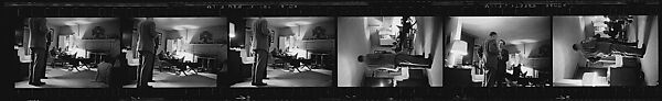 [284 Views of Party, Possibly New Year's Eve Party at Home of Robert Penn Warren], Walker Evans (American, St. Louis, Missouri 1903–1975 New Haven, Connecticut), Film negative