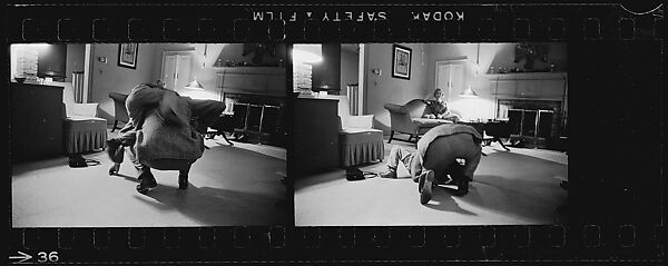 [284 Views of Party, Possibly New Year's Eve Party at Home of Robert Penn Warren], Walker Evans (American, St. Louis, Missouri 1903–1975 New Haven, Connecticut), Film negative