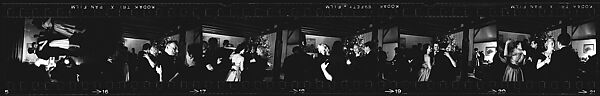 [284 Views of Party, Possibly New Year's Eve Party at Home of Robert Penn Warren], Walker Evans (American, St. Louis, Missouri 1903–1975 New Haven, Connecticut), Film negative