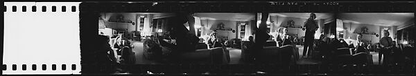 [284 Views of Party, Possibly New Year's Eve Party at Home of Robert Penn Warren], Walker Evans (American, St. Louis, Missouri 1903–1975 New Haven, Connecticut), Film negative