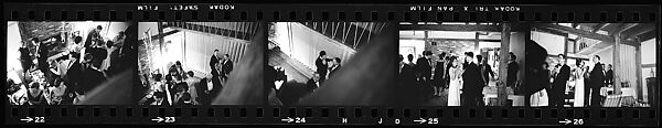[284 Views of Party, Possibly New Year's Eve Party at Home of Robert Penn Warren], Walker Evans (American, St. Louis, Missouri 1903–1975 New Haven, Connecticut), Film negative