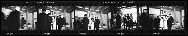 [284 Views of Party, Possibly New Year's Eve Party at Home of Robert Penn Warren], Walker Evans (American, St. Louis, Missouri 1903–1975 New Haven, Connecticut), Film negative