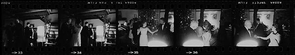 [284 Views of Party, Possibly New Year's Eve Party at Home of Robert Penn Warren], Walker Evans (American, St. Louis, Missouri 1903–1975 New Haven, Connecticut), Film negative