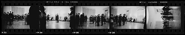 [284 Views of Party, Possibly New Year's Eve Party at Home of Robert Penn Warren], Walker Evans (American, St. Louis, Missouri 1903–1975 New Haven, Connecticut), Film negative