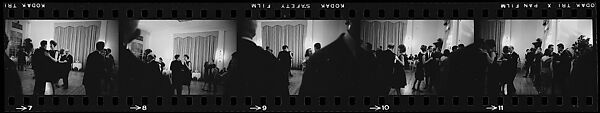 [284 Views of Party, Possibly New Year's Eve Party at Home of Robert Penn Warren], Walker Evans (American, St. Louis, Missouri 1903–1975 New Haven, Connecticut), Film negative