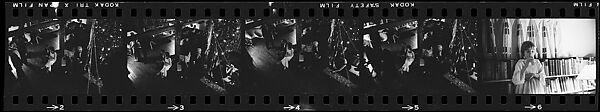 [69 Views of Several Parties, Possibly at Homes of Robert Penn Warren and Jack and Eunice Clarke Jessup], Walker Evans (American, St. Louis, Missouri 1903–1975 New Haven, Connecticut), Film negative