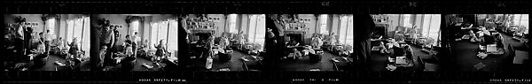 [69 Views of Several Parties, Possibly at Homes of Robert Penn Warren and Jack and Eunice Clarke Jessup], Walker Evans (American, St. Louis, Missouri 1903–1975 New Haven, Connecticut), Film negative