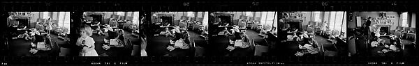 [69 Views of Several Parties, Possibly at Homes of Robert Penn Warren and Jack and Eunice Clarke Jessup], Walker Evans (American, St. Louis, Missouri 1903–1975 New Haven, Connecticut), Film negative