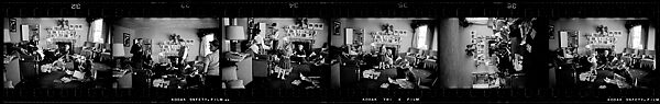 [69 Views of Several Parties, Possibly at Homes of Robert Penn Warren and Jack and Eunice Clarke Jessup], Walker Evans (American, St. Louis, Missouri 1903–1975 New Haven, Connecticut), Film negative