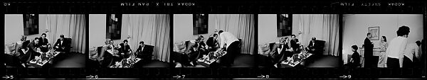 [29 Views of Ben Shahn and Others at Party], Walker Evans (American, St. Louis, Missouri 1903–1975 New Haven, Connecticut), Film negative