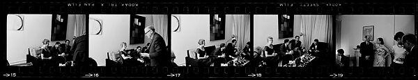 [29 Views of Ben Shahn and Others at Party], Walker Evans (American, St. Louis, Missouri 1903–1975 New Haven, Connecticut), Film negative