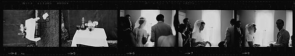 [94 Views of Tworkov-Moskowitz Wedding], Walker Evans (American, St. Louis, Missouri 1903–1975 New Haven, Connecticut), Film negative