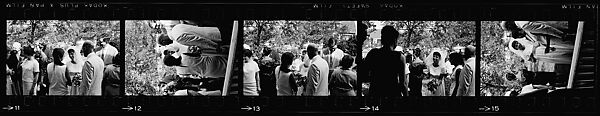 [94 Views of Tworkov-Moskowitz Wedding], Walker Evans (American, St. Louis, Missouri 1903–1975 New Haven, Connecticut), Film negative