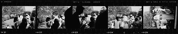 [94 Views of Tworkov-Moskowitz Wedding], Walker Evans (American, St. Louis, Missouri 1903–1975 New Haven, Connecticut), Film negative