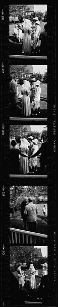 [94 Views of Tworkov-Moskowitz Wedding], Walker Evans (American, St. Louis, Missouri 1903–1975 New Haven, Connecticut), Film negative