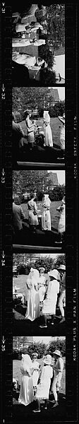 [94 Views of Tworkov-Moskowitz Wedding], Walker Evans (American, St. Louis, Missouri 1903–1975 New Haven, Connecticut), Film negative