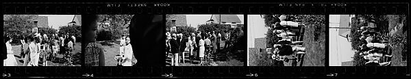 [94 Views of Tworkov-Moskowitz Wedding], Walker Evans (American, St. Louis, Missouri 1903–1975 New Haven, Connecticut), Film negative