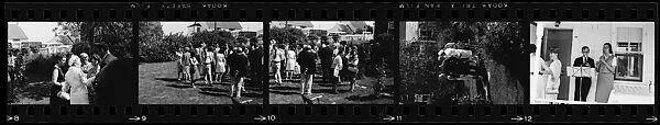 [94 Views of Tworkov-Moskowitz Wedding], Walker Evans (American, St. Louis, Missouri 1903–1975 New Haven, Connecticut), Film negative