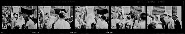 [94 Views of Tworkov-Moskowitz Wedding], Walker Evans (American, St. Louis, Missouri 1903–1975 New Haven, Connecticut), Film negative