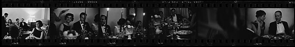 [23 Portraits of Isabelle Evans and Others at Dinner Party], Walker Evans (American, St. Louis, Missouri 1903–1975 New Haven, Connecticut), Film negative