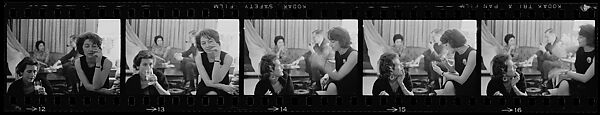 [45 Views of Party: "Barnes Musical Evening"], Walker Evans (American, St. Louis, Missouri 1903–1975 New Haven, Connecticut), Film negative