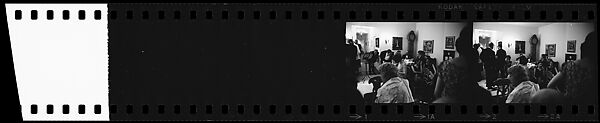 [45 Views of Party: "Barnes Musical Evening"], Walker Evans (American, St. Louis, Missouri 1903–1975 New Haven, Connecticut), Film negative