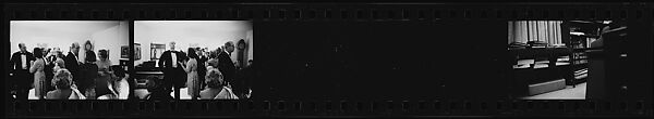 [45 Views of Party: "Barnes Musical Evening"], Walker Evans (American, St. Louis, Missouri 1903–1975 New Haven, Connecticut), Film negative