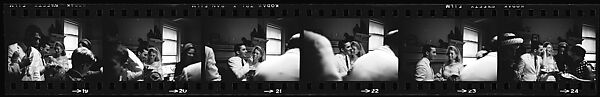[73 Views of Unidentified Wedding Party], Walker Evans (American, St. Louis, Missouri 1903–1975 New Haven, Connecticut), Film negative