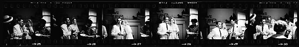 [73 Views of Unidentified Wedding Party], Walker Evans (American, St. Louis, Missouri 1903–1975 New Haven, Connecticut), Film negative