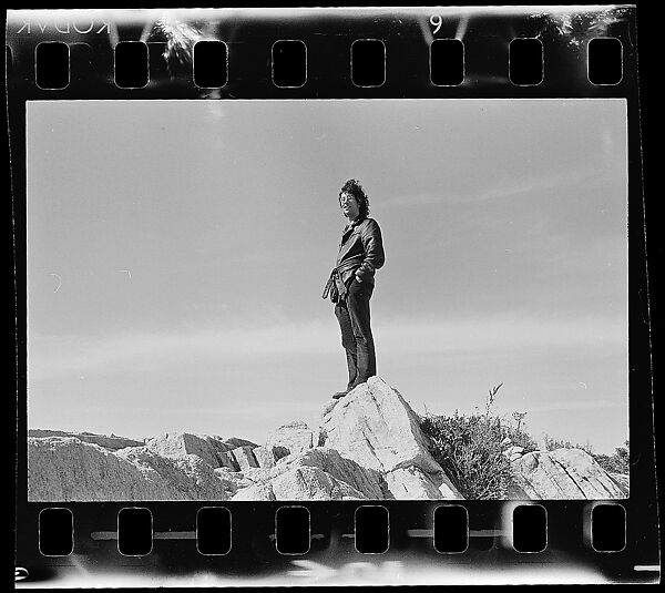 [109 Portraits of Michael Lesy, Liz Lesy, Jerry Thompson, and Walker Evans at Evans's House in Old Lyme and at Old Black Point Beach, Connecticut], Walker Evans (American, St. Louis, Missouri 1903–1975 New Haven, Connecticut), Film negative