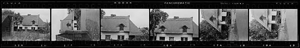 [54 Views of House with Thatched Roof, Possibly England: "Denis House"], Walker Evans (American, St. Louis, Missouri 1903–1975 New Haven, Connecticut), Film negative