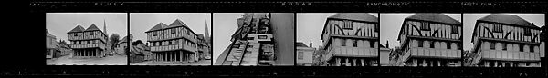 [54 Views of House with Thatched Roof, Possibly England: "Denis House"], Walker Evans (American, St. Louis, Missouri 1903–1975 New Haven, Connecticut), Film negative