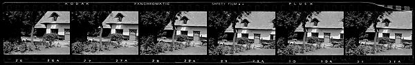 [54 Views of House with Thatched Roof, Possibly England: "Denis House"], Walker Evans (American, St. Louis, Missouri 1903–1975 New Haven, Connecticut), Film negative