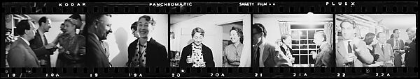 [34 Views of a Party, Possibly England], Walker Evans (American, St. Louis, Missouri 1903–1975 New Haven, Connecticut), Film negative