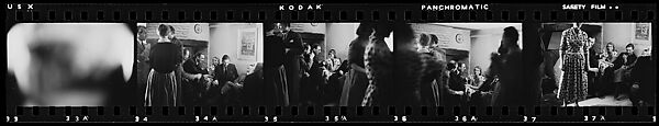 [34 Views of a Party, Possibly England], Walker Evans (American, St. Louis, Missouri 1903–1975 New Haven, Connecticut), Film negative