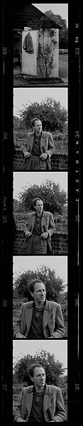 [28 Portraits of Unidentified Man, Possibly England], Walker Evans (American, St. Louis, Missouri 1903–1975 New Haven, Connecticut), Film negative