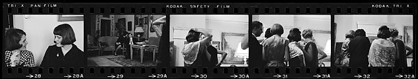 [102 Views of a Party, Possibly Family of Isabelle Evans, Switzerland], Walker Evans (American, St. Louis, Missouri 1903–1975 New Haven, Connecticut), Film negative